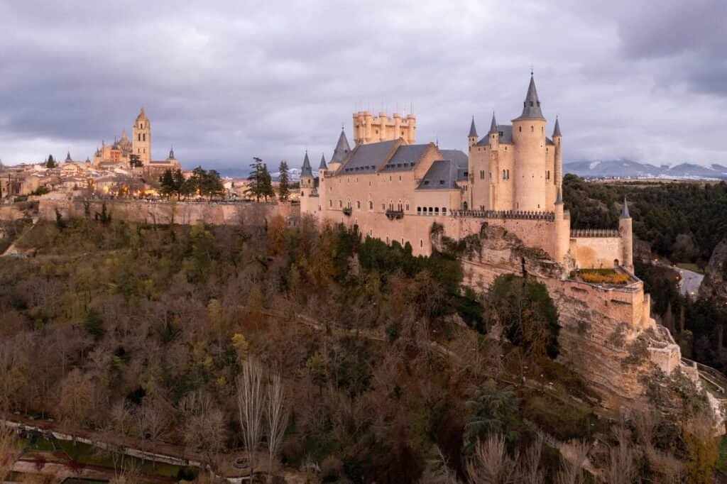 Alcazar Castle in Segovia, Spain