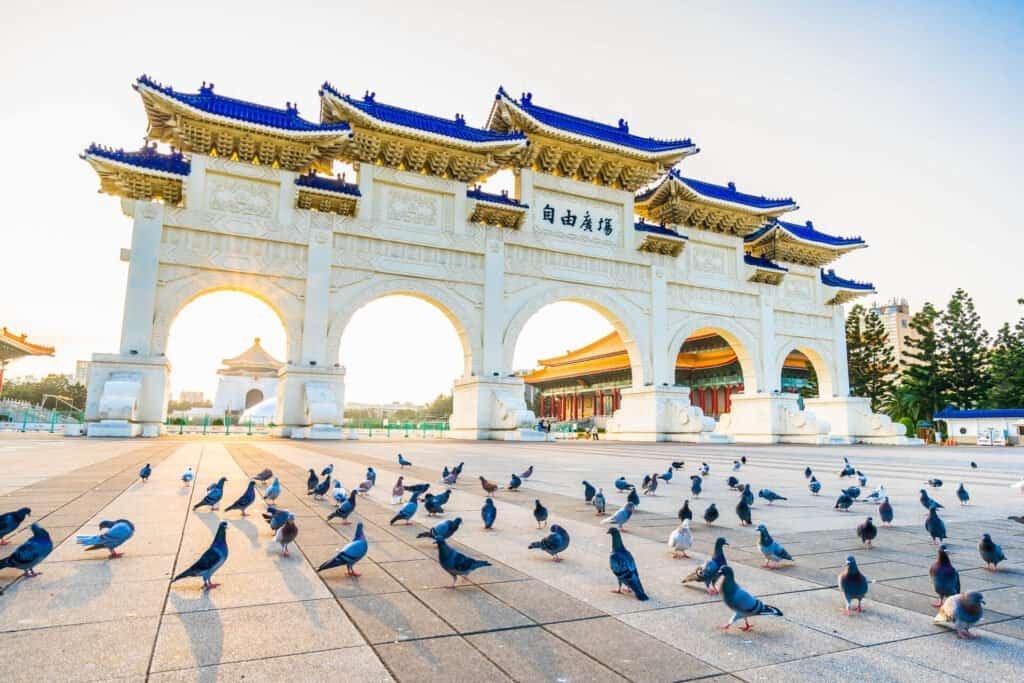 Chiang kai-shek memorial hall in Taipei city, Taiwan