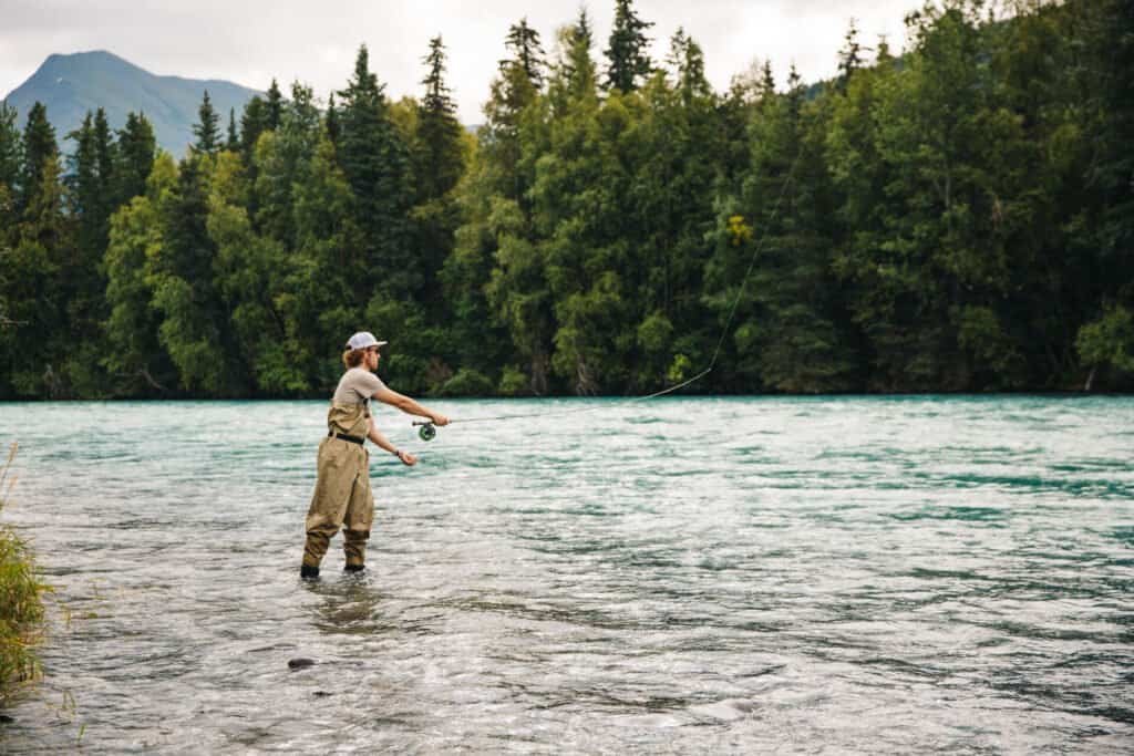 fly fishing in Alaska 