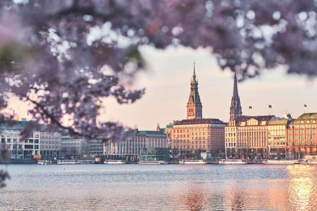 Binnenalster in Hamburg