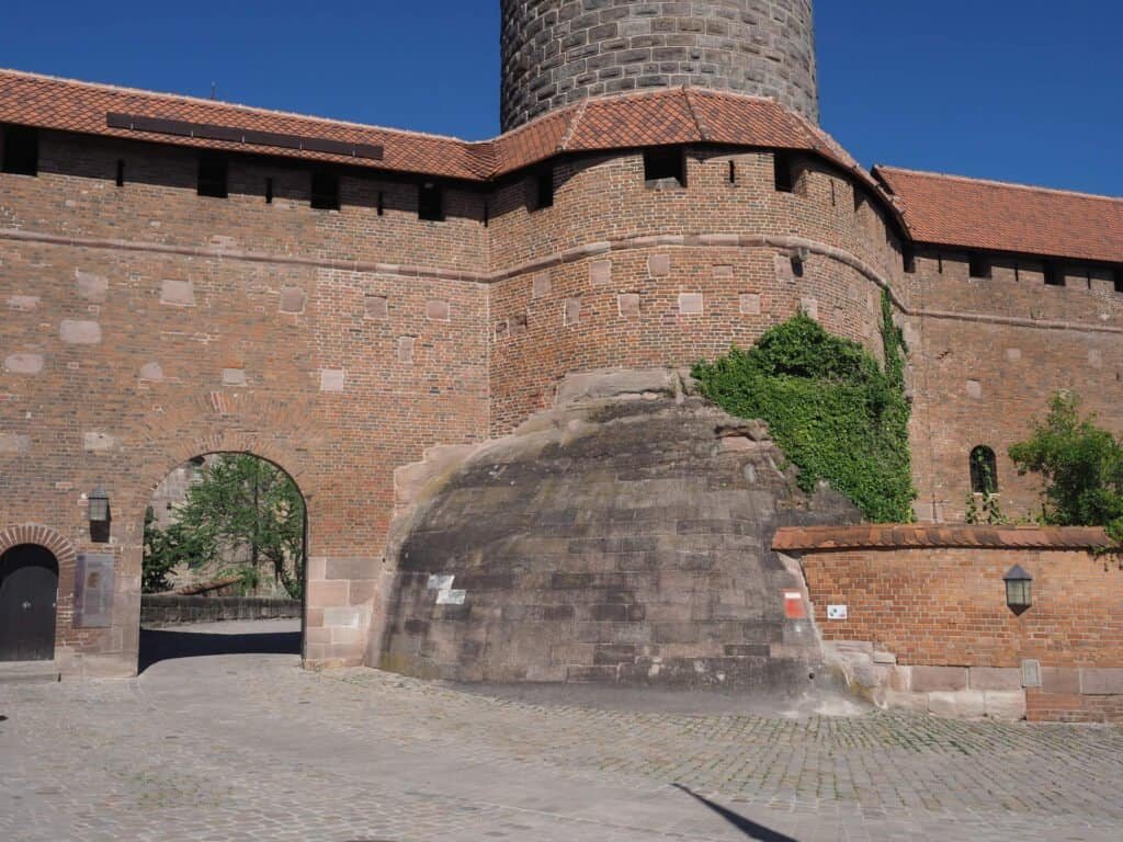 Nuernberger Burg castle in Nuernberg 