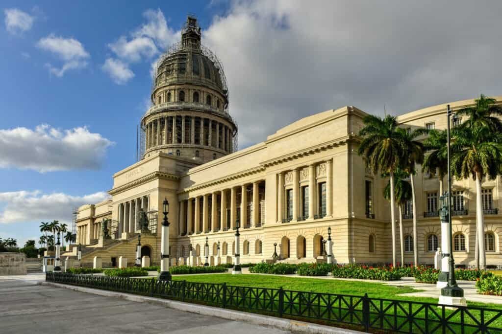 National Capital Building in Havana, Cuba.