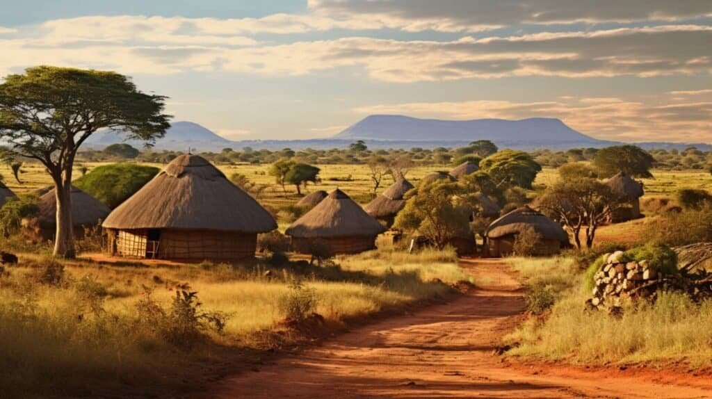 African countryside landscapes