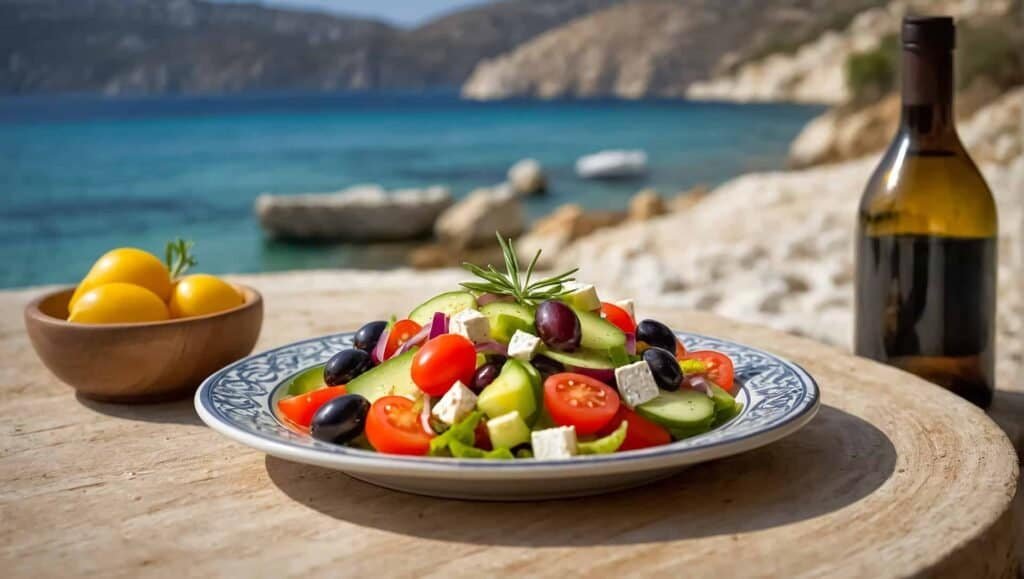 Delicious Greek salad